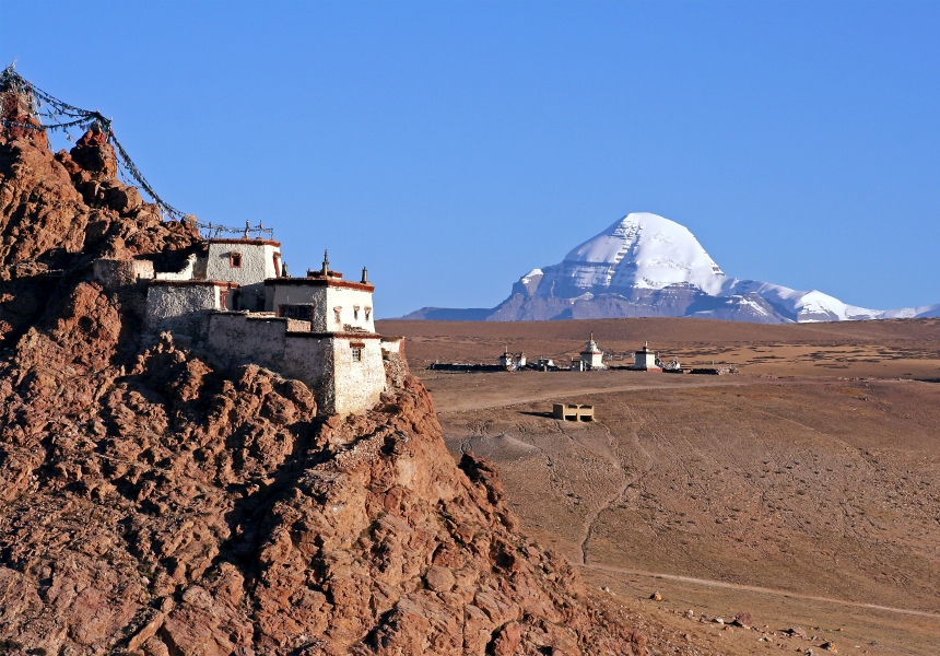 Священная кора вокруг горы Кайлас, Тибет